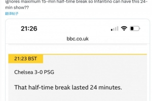 記者質疑表演安排：FIFA聲稱維護規(guī)則，卻讓中場休息表演24分鐘