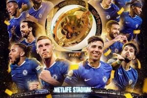 世俱杯官方曬切爾西奪冠紀念海報，帕爾默&恩佐占據(jù)C位