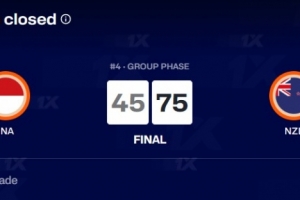 新西蘭女籃大勝印尼女籃30分 目前和中國(guó)&韓國(guó)都是1勝