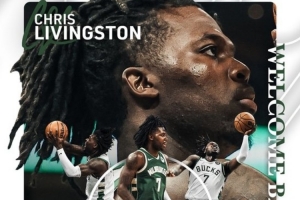 一年230萬(wàn)美元！雄鹿官宣和克里斯-利文斯頓達(dá)成續(xù)約