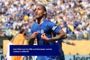 人海戰(zhàn)術(shù)??24/25賽季切爾西使用45名球員再創(chuàng)新高，破去年紀(jì)錄