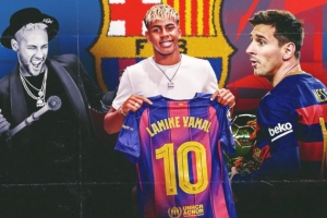 巴薩新10號(hào)！亞馬爾已準(zhǔn)備好接班梅西，但須警惕“內(nèi)馬爾的彎路”