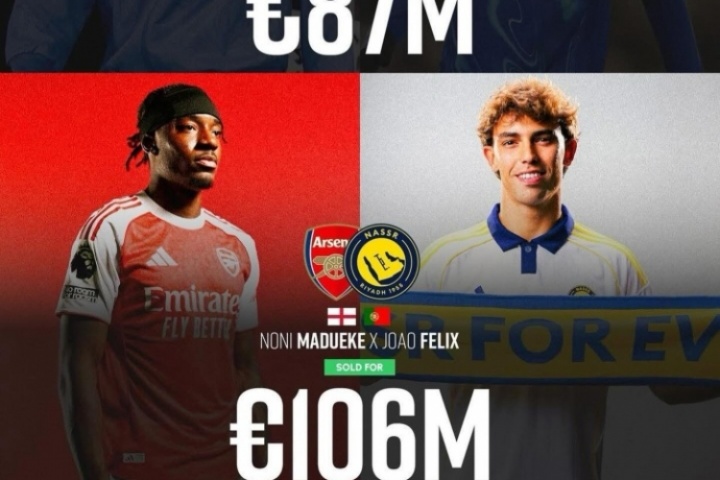 頂級操作！切爾西8700萬簽馬杜埃凱+菲利克斯，兩人賣了1億歐