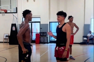 高端局??前CBA球員卡米然曬與馬瑟林對(duì)位：CBA打不明白 打NBA吧