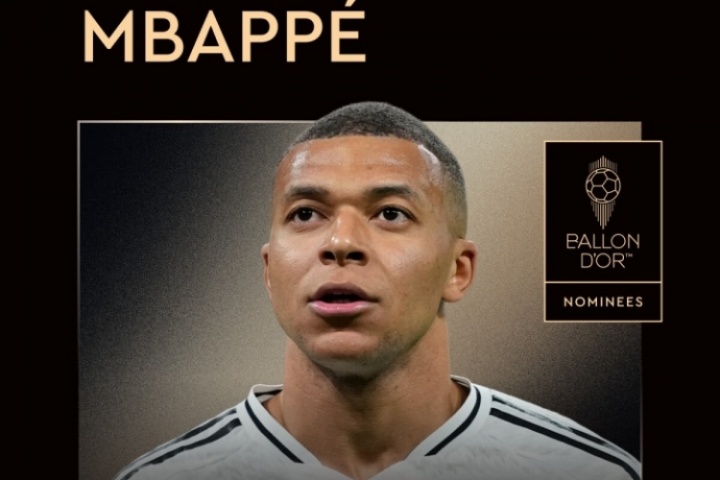 姆總何時(shí)捧杯??26歲姆巴佩近8次金球提名從未缺席，但最高僅第3