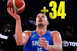 熱身賽塞爾維亞106-72斯洛文尼亞 約基奇輕取10分8板 東契奇17分