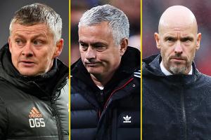 前曼聯(lián)主帥的4天...穆里尼奧&索帥同天被解雇 今日滕哈赫光速下課