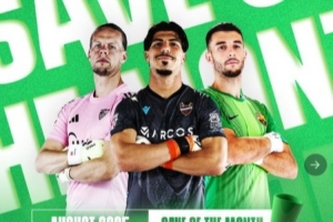 西甲8月最佳撲救候選：霍安-加西亞撲出巴列卡諾近距離包抄入圍