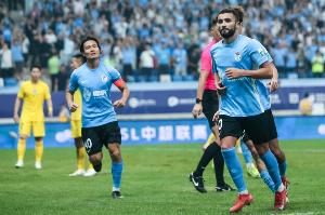 大連英博本場比賽有19次射門，是球隊單場中超第二多的