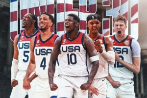 比爾-西蒙斯評(píng)2028美國首發(fā)：華子+哈利+杰倫威+弗拉格+班凱羅