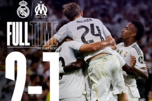 壓制！皇馬在歐冠歷史5戰(zhàn)馬賽保持全勝，共計(jì)打進(jìn)14球+丟5球