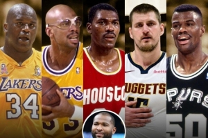 考神評(píng)TOP5中鋒：奧尼爾第1 天鉤第2 大夢(mèng)約老師海軍上將緊隨其后