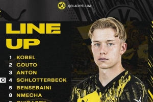 多特vs美因茨首發(fā)：吉拉西、施洛特貝克、李在城、佐野海舟在列