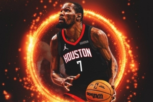 37歲了！火箭官方曬圖：生日快樂(lè)！凱文-杜蘭特！??