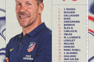 馬競公布對陣法蘭克福名單：阿爾瓦雷斯領(lǐng)銜，索爾洛特因傷缺席