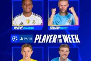 歐冠本周最佳球員候選：姆巴佩、哈蘭德、海于格、霍伊倫