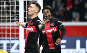 格里馬爾多：勒沃庫森踢出了本賽季最好的表現(xiàn)，沒獲勝我們很失望