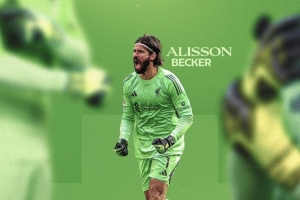 利物浦祝阿利森33歲生日快樂，球員加盟以來出戰(zhàn)307場(chǎng)丟281球