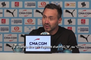 德澤爾比：馬賽贏了巴黎卻說他們派的是二隊，我們需要更多尊重