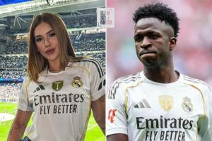 終于有伴了？維尼修斯緋聞女友現身伯納烏 26歲的她是3個孩子的媽