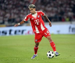 迪亞斯前6場德甲參與9球持平哈蘭德，04-05賽季以來僅次于凱恩