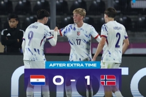 創(chuàng)造歷史！挪威U20隊(duì)1-0絕殺巴拉圭隊(duì)，晉級(jí)世青賽8強(qiáng)將戰(zhàn)法國