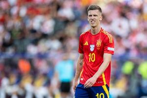 馬卡報：奧爾莫因傷退出西班牙隊訓練，很可能無緣出戰(zhàn)格魯吉亞