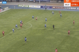 黑旋風(fēng)！姆本扎停球擺脫防守抽射破門，26輪25球領(lǐng)跑中甲射手榜！