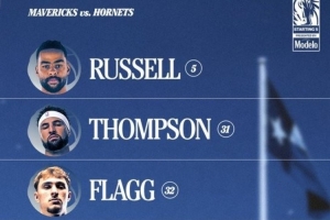 獨(dú)行俠首發(fā)：拉塞爾&克萊搭檔后場 濃眉打4 外加弗拉格&萊夫利