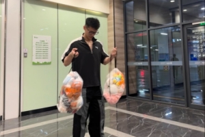 高手！王嵐嵚社媒曬出兩大袋娃娃：需要滴滴代抓嘛～