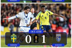 比國(guó)足高3位!世界第91科索沃世歐預(yù)雙殺瑞典0丟球 大概率進(jìn)附加賽