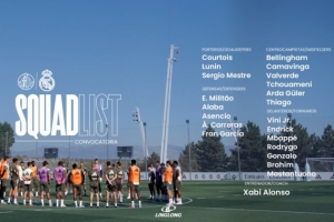 皇馬客戰(zhàn)赫塔費(fèi)名單：姆巴佩、維尼修斯、貝林在列，赫伊森缺席