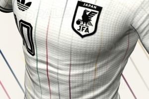 日本隊(duì)2026世界杯客場球衣曝光，多彩條紋寓意深遠(yuǎn)