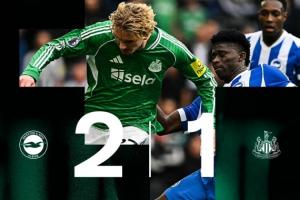 流年不利…紐卡8輪僅2勝掉至英超14，強援還在傷+死敵高居英超第7