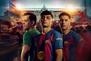 歐冠迎戰(zhàn)奧林匹亞科斯，巴薩官方發(fā)布賽前海報