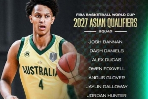 澳大利亞男籃公布世預(yù)賽12人名單：?；?名亞洲杯冠軍成員在列
