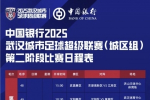 鄂媒：本周日漢超將迎“天王山之戰(zhàn)”，城區(qū)組總冠軍或提前出爐