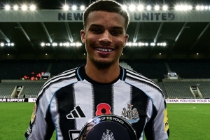 表現(xiàn)穩(wěn)健！佳夫當(dāng)選紐卡10月最佳球員