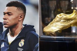 老佛爺+全隊出席！皇馬官方：姆巴佩明天在伯納烏領(lǐng)取歐洲金靴