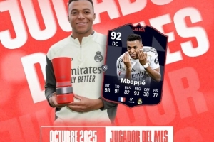 連續(xù)第2個月當選！西甲官方：姆巴佩當選10月聯(lián)賽最佳球員