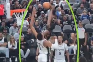 超硬！阿德巴約突然飛身隔扣文班??熱火替補(bǔ)席瘋狂了！