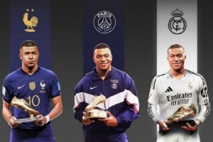 創(chuàng)造歷史！姆巴佩成首位奪得歐洲金靴、歐冠金靴、世界杯金靴球員