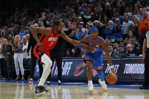 KG：掘金和森林狼能對(duì)得上雷霆 火箭若有控衛(wèi)也能贏雷霆