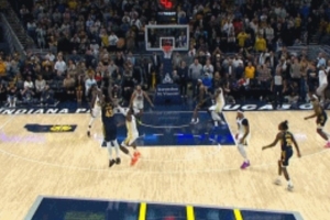 就進(jìn)這一個(gè)！西卡接球三分射進(jìn) 步行者最后35秒反超勇士3分