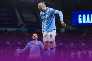 排第2的是伯恩利后衛(wèi)??曼城英超20球哈蘭德13球，其他人最多1球