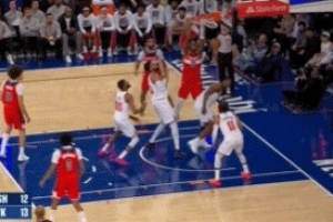 硬起來了！薩爾籃下暴起補扣&打唐斯2+1