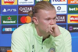 瓜帥稱你比肩梅羅？哈蘭德：不，我差遠(yuǎn)了，沒(méi)人能接近他倆