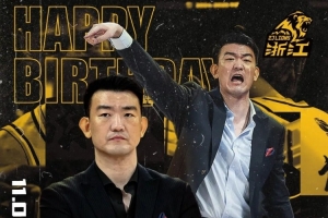 冠軍教頭！祝廣廈男籃主教練王博43歲生日快樂！????