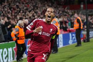 范戴克：去年2-0戰(zhàn)勝皇馬的比賽當(dāng)之無(wú)愧 我們需要球迷的支持