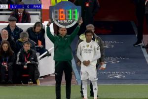 皇馬第69分鐘換人，羅德里戈換下卡馬文加